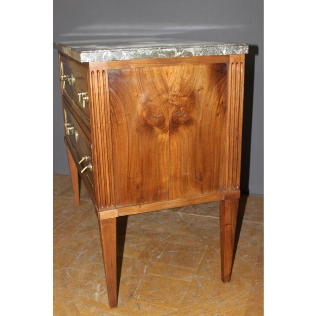 Late 18th Century Louis XVI Style Walnut Commode For Sale - Image 3 of 12