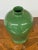 Ceramic Antique Replica Chinese Green Crackle-Glaze Meiping Vase For Sale - Image 7 of 12