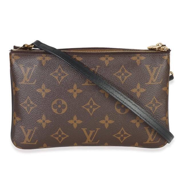 Louis Vuitton Reverse Monogram Giant Canvas Double Zip Pochette For Sale - Image 4 of 9