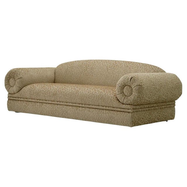Sofa in Beige Jacquard Fabric with Leopard Pattern from Auden For Sale - Image 12 of 12