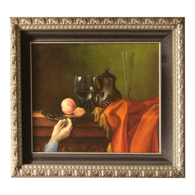 Fazly Still Life & Self Reflection Original Oil Painting Artwork For Sale