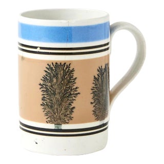 Antique Mochaware Mug For Sale