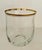 Vintage Gold Rimmed Old Fashioned Glasses - Set of 4 For Sale - Image 4 of 6