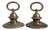 Mid-Century Modern Italian Brass Doorstops, 1950s, Set of 2 For Sale