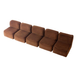 Space Age Modular Sofa, Italy, 1970s, Set of 5 For Sale