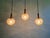 Amber Bubble Glass Pendant Light by Helena Tynell for Glashütte Limburg, 1970s, Set of 3 For Sale - Image 4 of 18