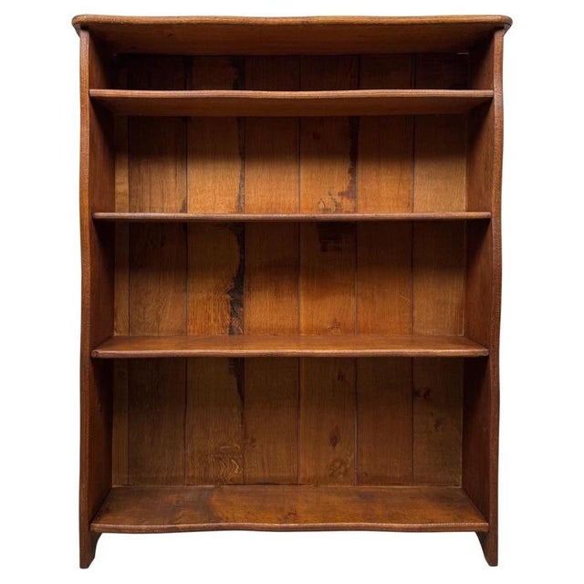20th Century Oak Bookcase with Open Shelving For Sale - Image 10 of 10