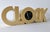 Gold Mid-Century Space Age Desk Clock, Italy, 1970s For Sale - Image 8 of 11