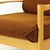 Brown Lounge Chair in Oak, Former Czechoslovakia, 1960s For Sale - Image 8 of 12