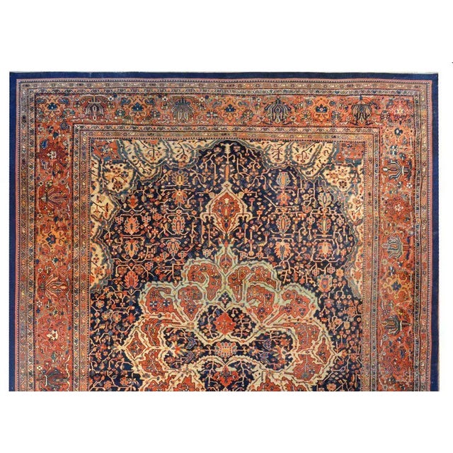 Early 20th Century Sarouk Farahan Rug For Sale - Image 4 of 10
