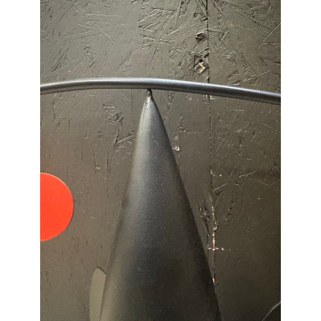 Metal Vintage Mobile Sculpture by Graham Sears Signed For Sale - Image 7 of 7
