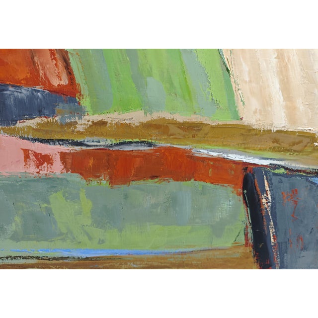 2020s l'Intervalle Des Champs, Abstract Landscape, Contemporary, French, Framed by Sophie Dumont For Sale - Image 5 of 9