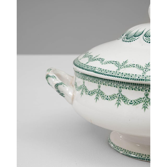 20th Century Belgian Special Edition Porcelain Tureen with Lid For Sale In Greensboro - Image 6 of 18