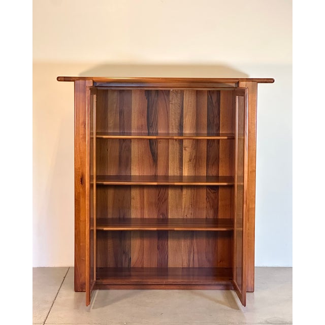 Mid-Century Modern Glass Display Cabinet by Mario Marenco for Mobil Girgi, 1970s For Sale - Image 3 of 18