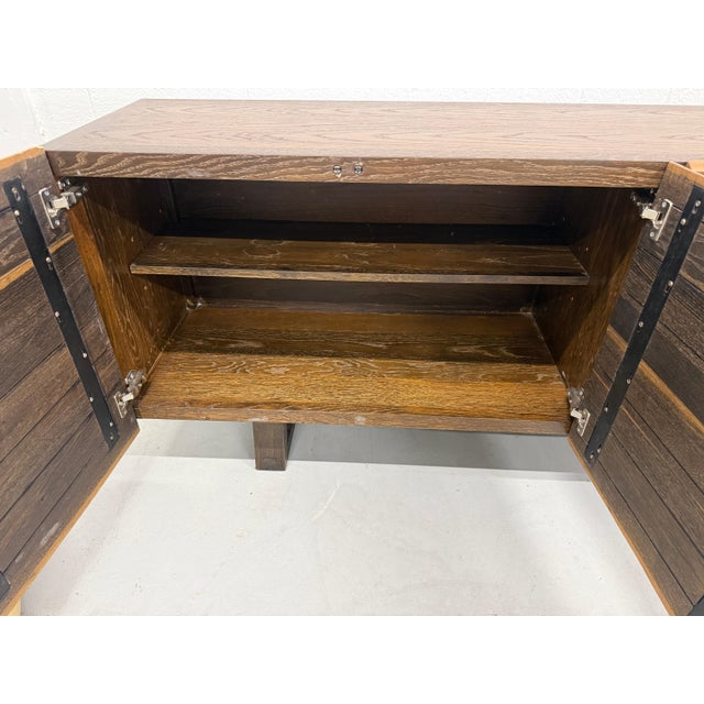 Early 21st Century Artisan Made Live Edge Credenza Sideboard For Sale - Image 5 of 18
