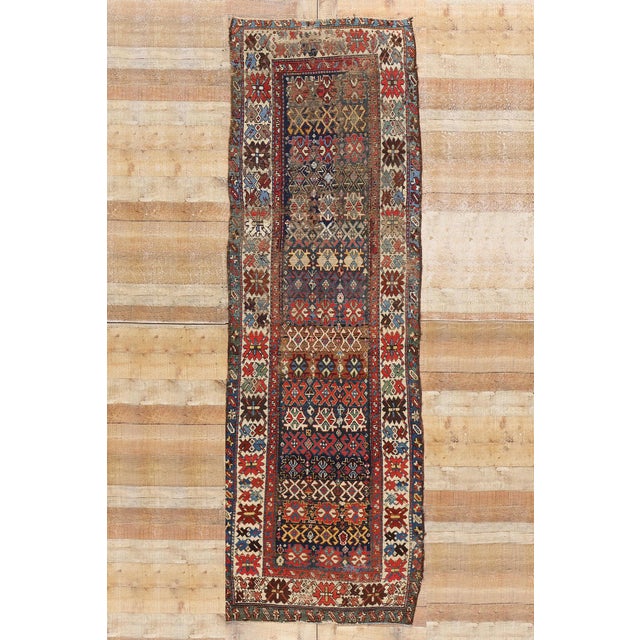 Late 19th Century Antique Persian Northwest Rug Runner - 03'05 X 10'04 For Sale - Image 9 of 9
