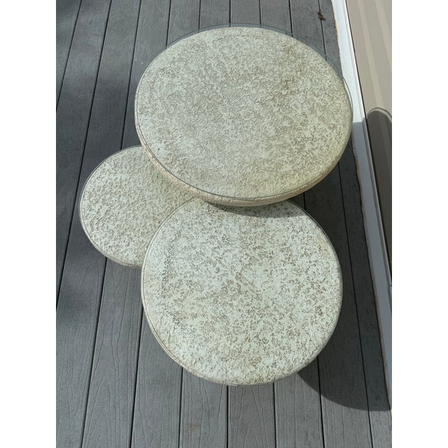 1980 Nested Mushroom Tables - Set of 3 For Sale In New York - Image 6 of 7