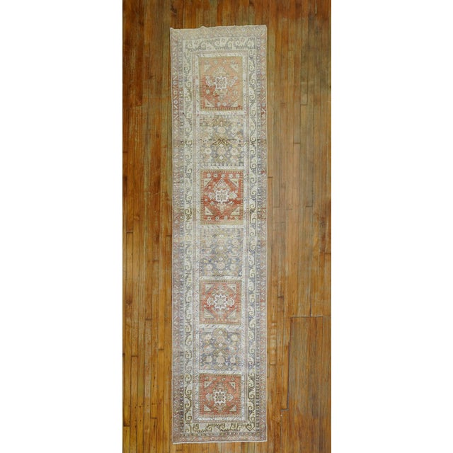Early 20th Century Antique Zabihi Collection Turkish Sivas Runner - 2'9" x 11'2" For Sale - Image 5 of 8