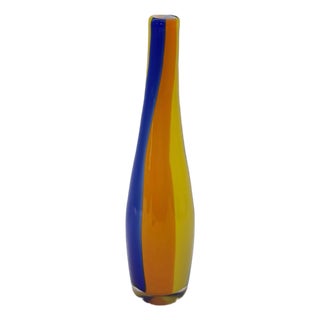 Murano Art Glass Sommerso Vase, Italy, 1990s For Sale