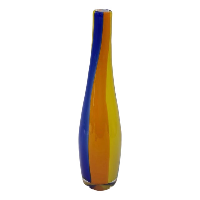 Murano Art Glass Sommerso Vase, Italy, 1990s For Sale