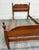 Vintage Twin Size Federal Style Empire Style American Tiger Maple Bed For Sale - Image 4 of 10