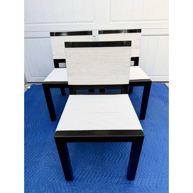 Mid-century modern cotton string chair by Hendrik Van Keppel and Taylor Green of Beverly Hills. Iconic California mid-...