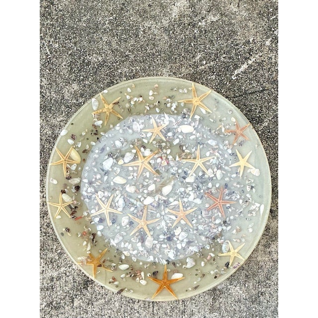 Vintage Italian Starfish Resin Bowl For Sale - Image 11 of 12