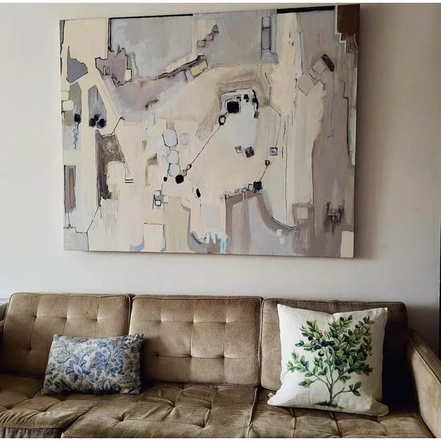 Contemporary Abstract Expressionist Oil Painting by Lynn Christian Titled: Klimtaos For Sale - Image 3 of 8
