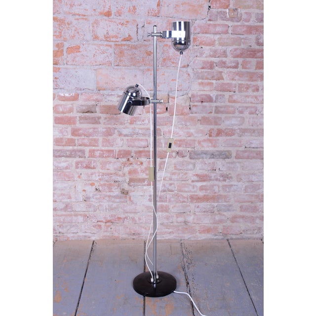 Mid-Century Modern Floor Lamp in Chrome by J. Indra for Combi Lux, Czech, 1960s For Sale - Image 6 of 13