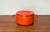 Metal Mid-Century Modern Orange Enamel Pot by Seppo Mallat for Finel, 1960s For Sale - Image 7 of 18