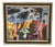 Manfred Bluth, Abstract Composition, 1950s, Acrylic Painting on Canvas, Framed For Sale