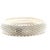 Tiffany and Co. Tiffany & Co. Sterling Silver Somerset Mesh Weave Bangle Bracelet 55g For Sale - Image 4 of 6