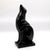 Art Deco Style Patinated Cast Metal Howling Wolf Sculpture For Sale In Cincinnati - Image 6 of 12
