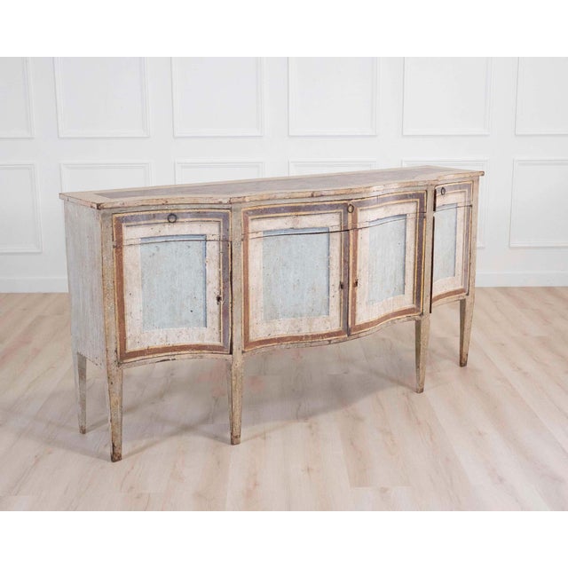 Italian Mid-19th Century Neoclassical Lacquered Sideboard For Sale In Atlanta - Image 6 of 9