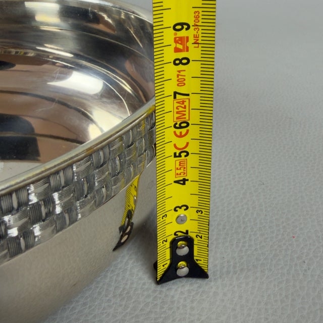 Italian Silver-Plated Fruit Bowl For Sale - Image 10 of 11