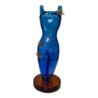 32" Alexis Silk Hand-Blown Glass Female Torso Sculpture "Sensation in Bloom" - 2021 For Sale