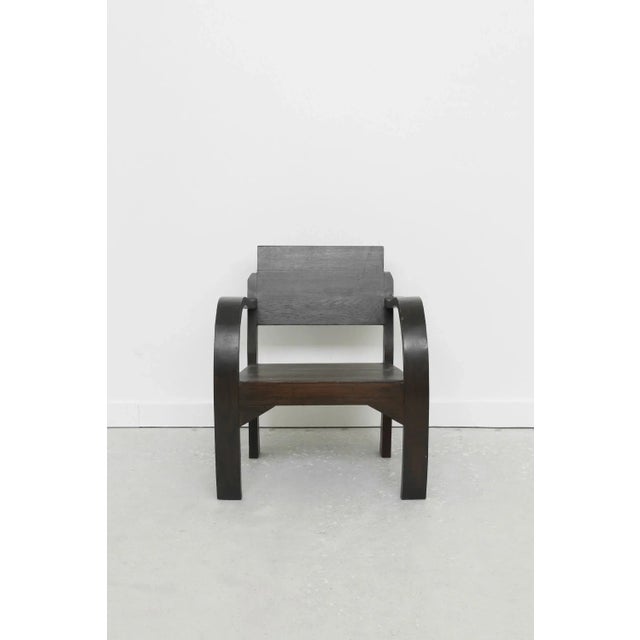 Mid-Century Modern 1940s Low Bentwood Chair For Sale - Image 3 of 8