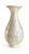 Hollywood Regency Pair of Tall Cream Capiz Shell Mosaic Decorative Vases For Sale - Image 3 of 5