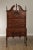 Wood Antique New England Queen Anne Custom Reproduction Mahogany Highboy For Sale - Image 7 of 13
