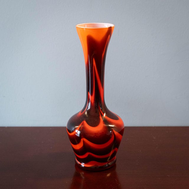 Bring home a piece of Italian design history with this stunning Murano glass vase by Carlo Moretti, crafted in the 1970s....