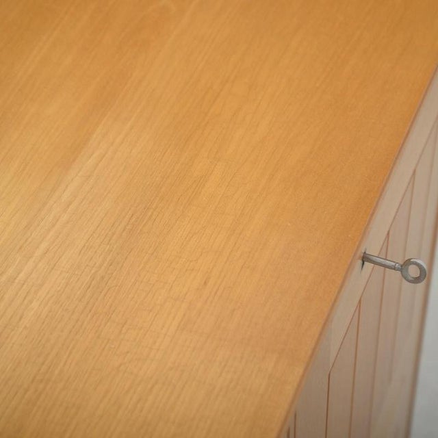 Vintage Cabinet in Elm from Mogens Koch, 1970s For Sale - Image 10 of 17