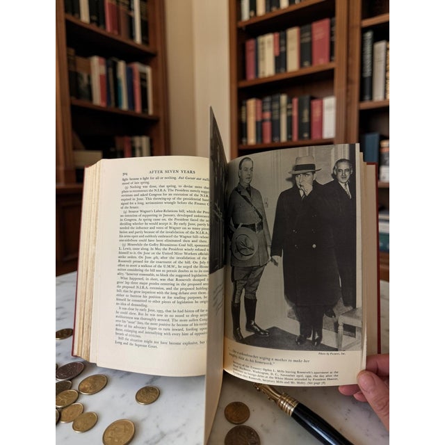 1939 Author Signed and Dated Hardcover Book Raymond Moley After Seven Years For Sale - Image 9 of 15