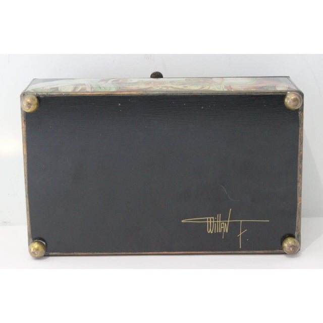 Jewelry Box New York's Willan F Decoupage For Sale - Image 11 of 13