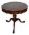 1930s Weiman English Regency Mahogany & Leather Top Center Table For Sale