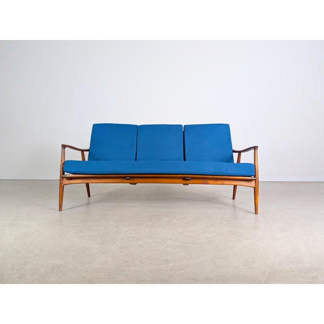 Mid-Century Modern Mid-Century Modern Danish Sofa in Teak, 1960 For Sale - Image 3 of 12