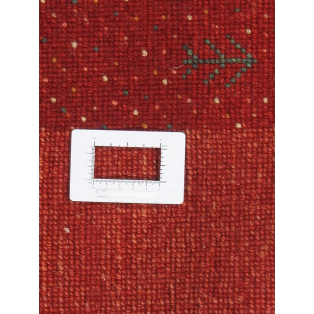 Vintage Hand-Knotted Persian Gabbeh Rug 9'7" X 12'5" For Sale In Washington DC - Image 6 of 7