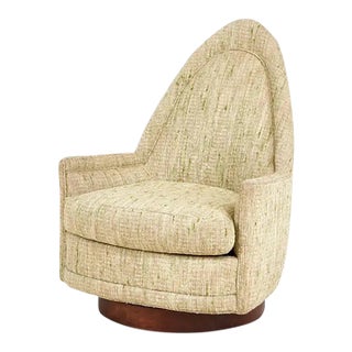 Green Selig Swivel Lounge Chair, 1960 For Sale