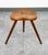 Mid-Century Modern 1960s Mid Century Danish Modern Milking Stool Tripod Ottoman 3 Legs Solid Wood Lassen For Sale - Image 3 of 11