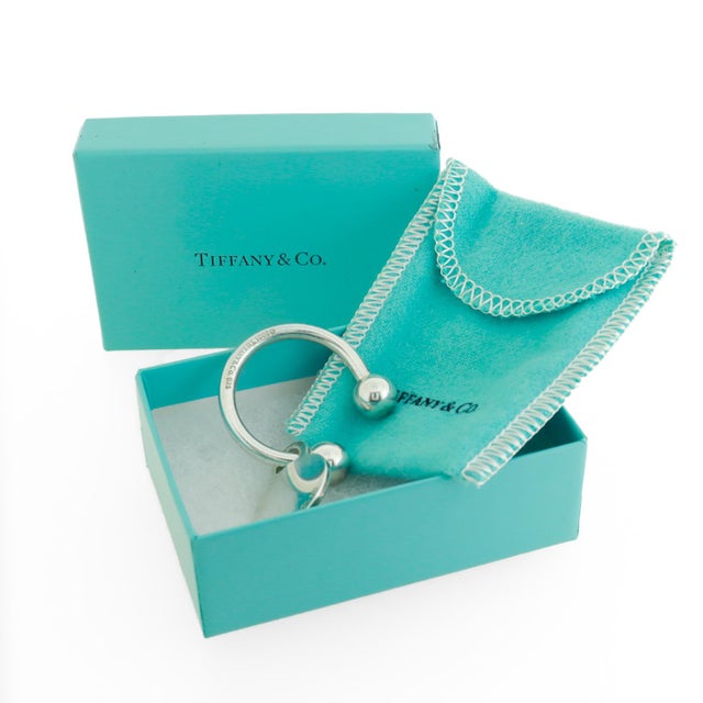 Modern Tiffany & Co. Sterling Silver Key Holder or Key Chain 2001 For Sale - Image 3 of 12