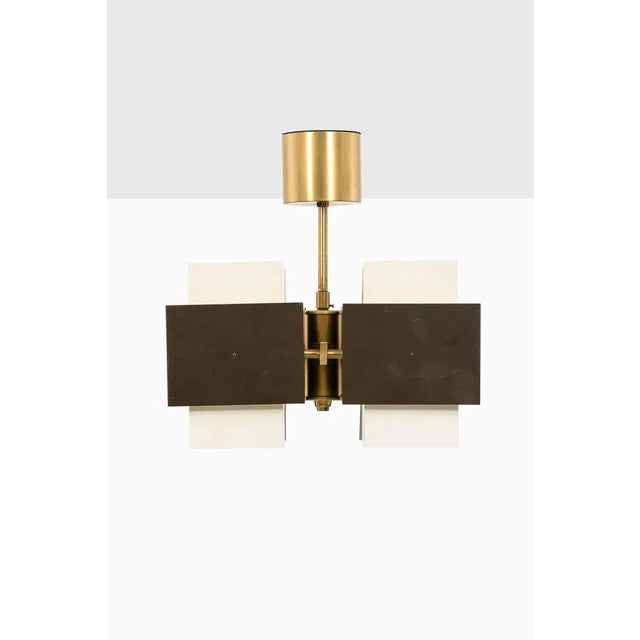 Rare ceiling lamp model g769/4 designed by hans-agne jakobsson. Produced by hans-agne jakobsson ab in markaryd, sweden....